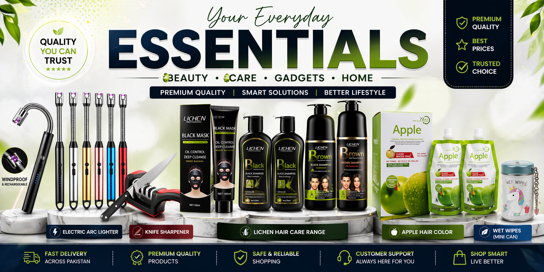 shampoo, hair color, lighter, home items