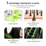 Apple Ammonia Free Dark Brown & Black Hair Color - Image 6